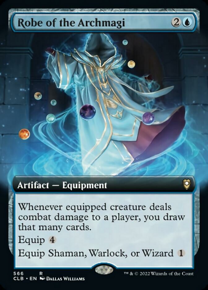Robe of the Archmagi (Extended Art) [Commander Legends: Battle for Baldur's Gate] - The Mythic Store | 24h Order Processing
