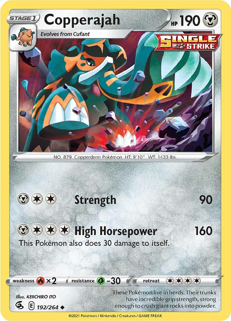 Copperajah (192/264) [Sword & Shield: Fusion Strike] - The Mythic Store | 24h Order Processing