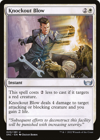 Knockout Blow [Streets of New Capenna] - The Mythic Store | 24h Order Processing