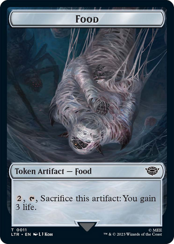 Food (11) // Smaug Double-Sided Token [The Lord of the Rings: Tales of Middle-Earth Tokens] - The Mythic Store | 24h Order Processing