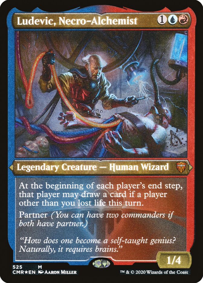 Ludevic, Necro-Alchemist (Etched) [Commander Legends] - The Mythic Store | 24h Order Processing