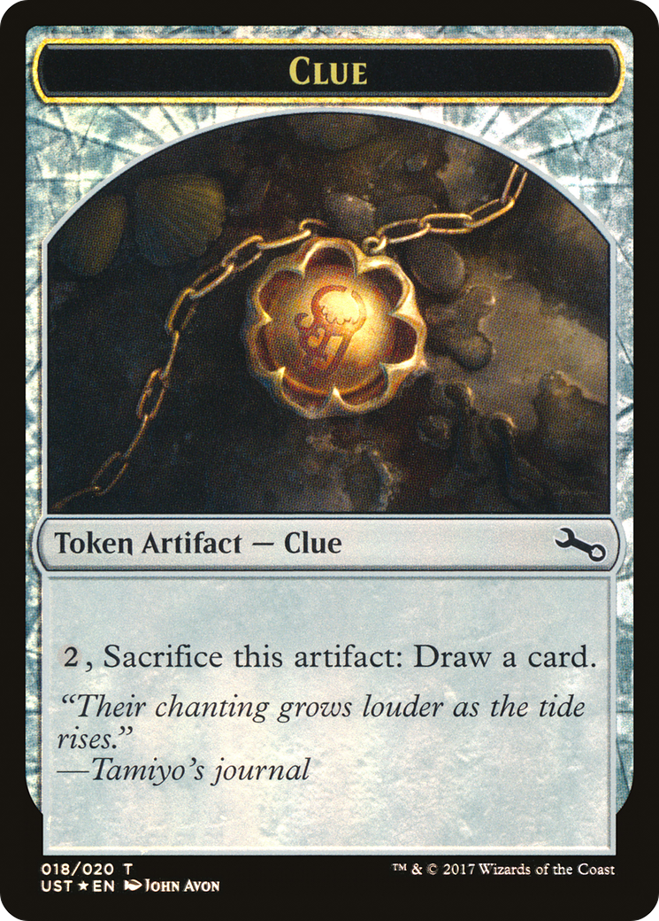 Clue // Clue Double-Sided Token [Unstable Tokens] - The Mythic Store | 24h Order Processing