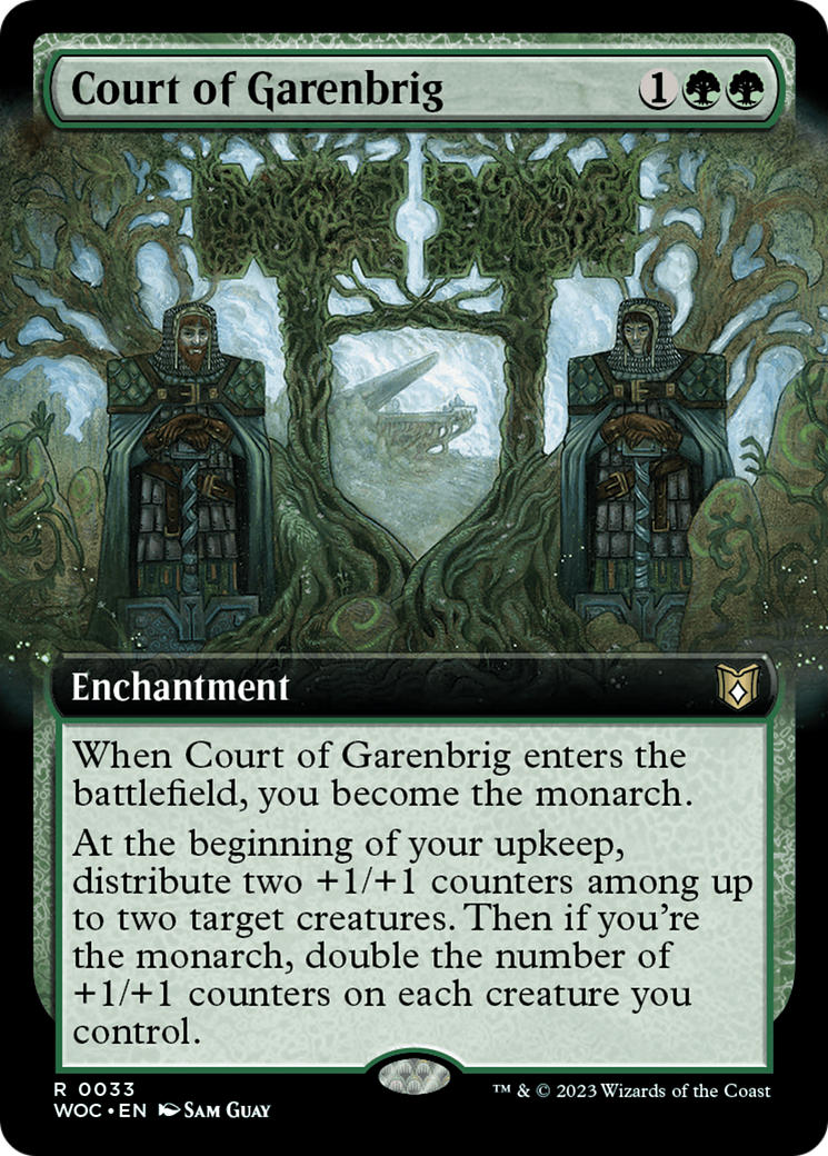 Court of Garenbrig (Extended Art) [Wilds of Eldraine Commander] - The Mythic Store | 24h Order Processing