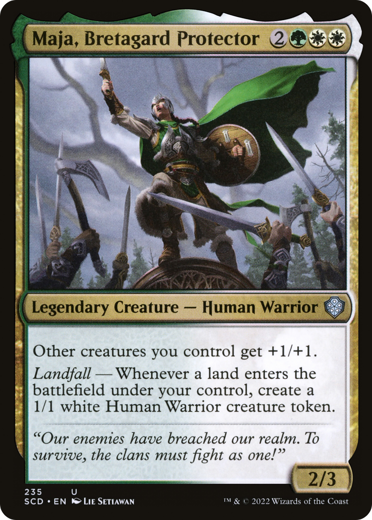 Maja, Bretagard Protector [Starter Commander Decks] - The Mythic Store | 24h Order Processing