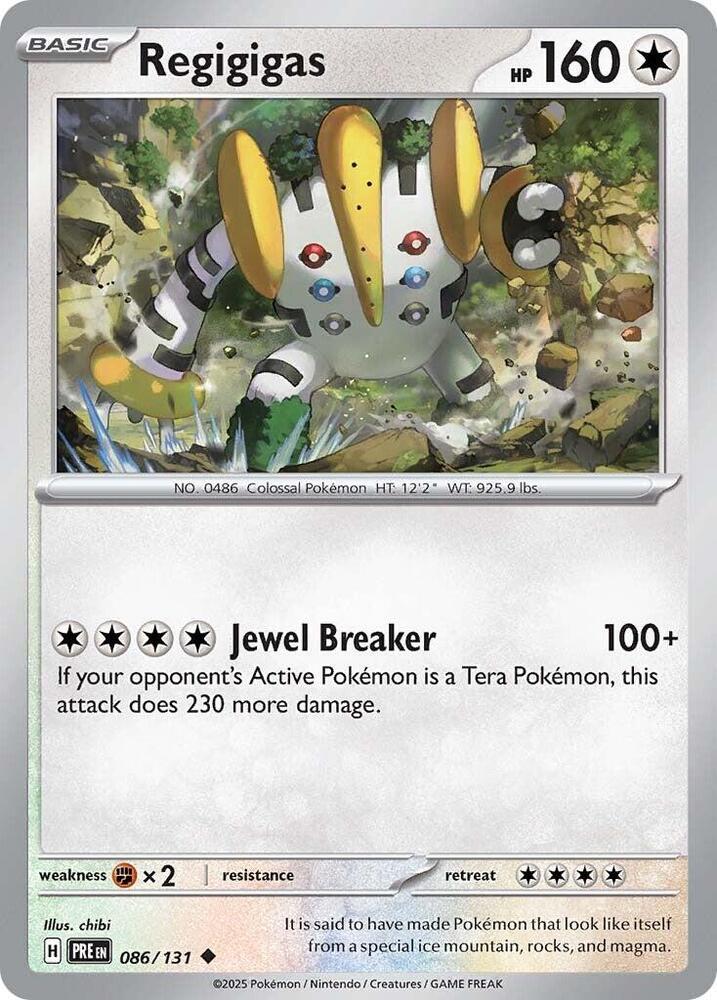 Regigigas (086/131) [Scarlet & Violet: Prismatic Evolutions] - The Mythic Store | 24h Order Processing