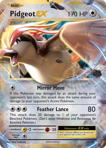 Pidgeot EX (64/108) [XY: Evolutions] - The Mythic Store | 24h Order Processing