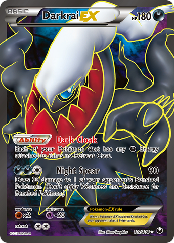 Darkrai EX (107/108) [Black & White: Dark Explorers] - The Mythic Store | 24h Order Processing