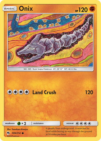 Onix (109/214) [Sun & Moon: Lost Thunder] - The Mythic Store | 24h Order Processing