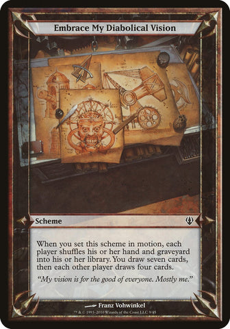 Embrace My Diabolical Vision (Schemes) [Archenemy Schemes] - The Mythic Store | 24h Order Processing