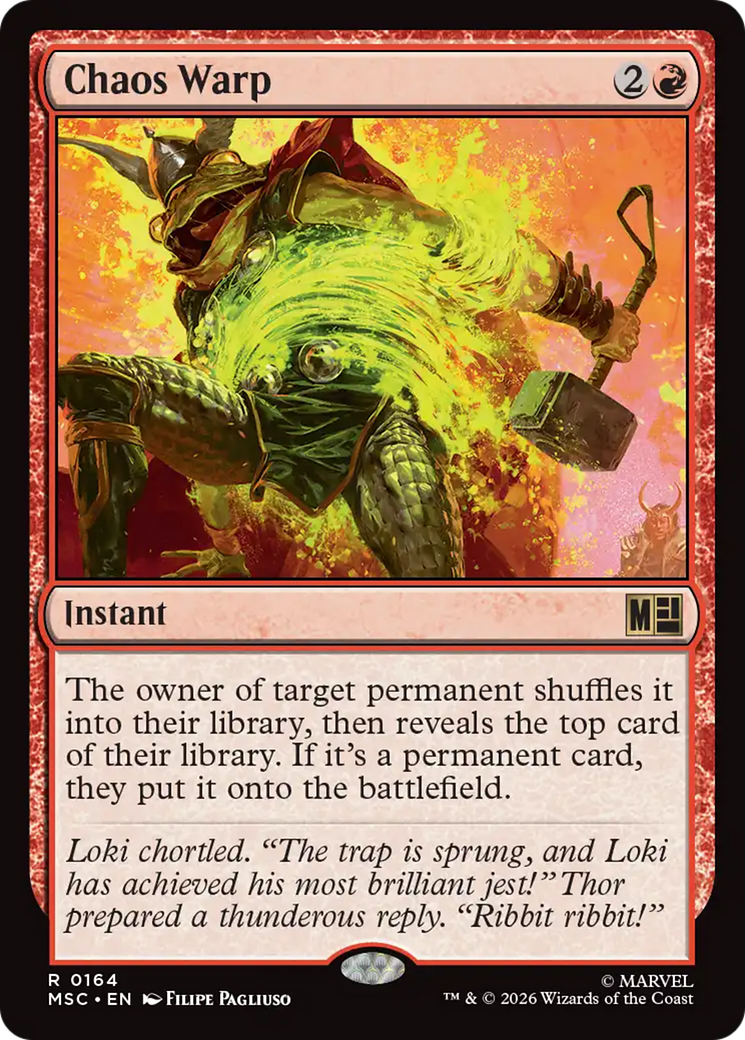 Chaos Warp [Marvel Super Heroes Commander] - The Mythic Store | 24h Order Processing