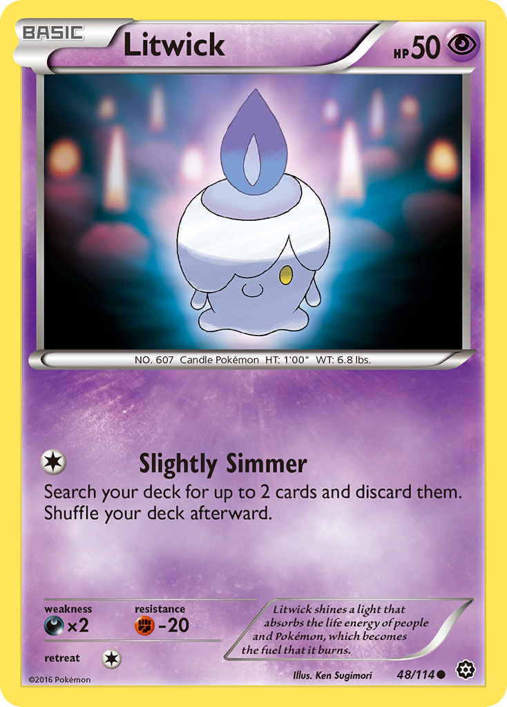 Litwick (48/114) [XY: Steam Siege] - The Mythic Store | 24h Order Processing