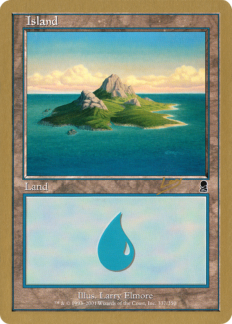 Island (rl337) (Raphael Levy) [World Championship Decks 2002] - The Mythic Store | 24h Order Processing