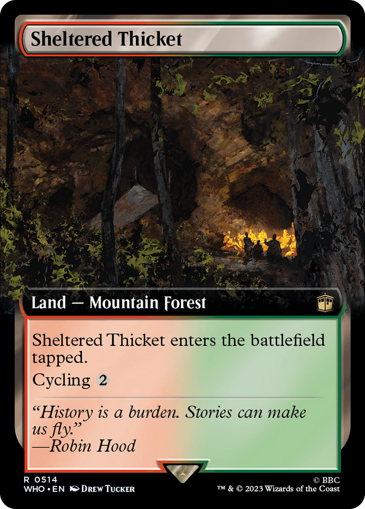 Sheltered Thicket (Extended Art) [Doctor Who] - The Mythic Store | 24h Order Processing