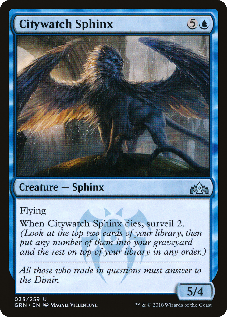 Citywatch Sphinx [Guilds of Ravnica] - The Mythic Store | 24h Order Processing