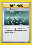 Energy Removal (92/102) [Base Set Shadowless Unlimited] - The Mythic Store | 24h Order Processing