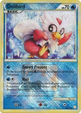 Delibird (39/123) (League Promo) [HeartGold & SoulSilver: Base Set] - The Mythic Store | 24h Order Processing