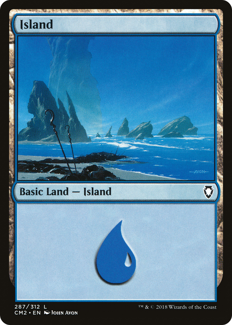 Island (287) [Commander Anthology Volume II] - The Mythic Store | 24h Order Processing