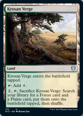 Krosan Verge [Innistrad: Midnight Hunt Commander] - The Mythic Store | 24h Order Processing