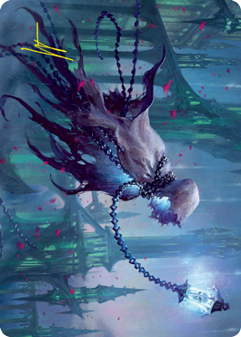 Wanderlight Spirit Art Card (Gold-Stamped Signature) [Innistrad: Crimson Vow Art Series] - The Mythic Store | 24h Order Processing