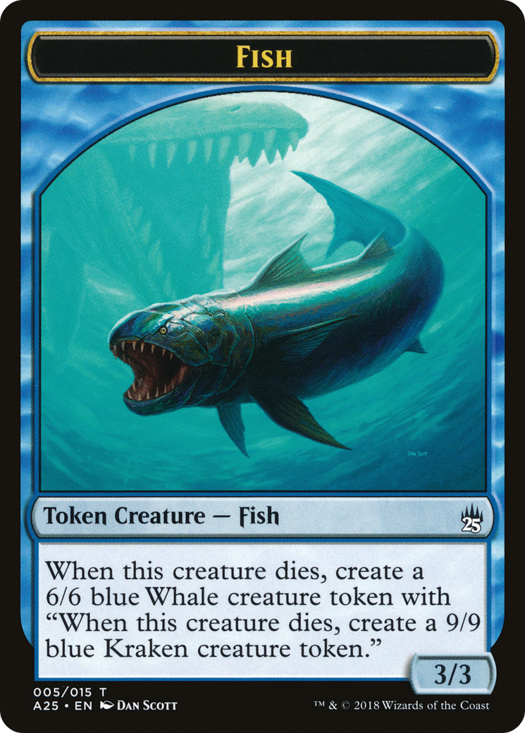 Fish Token [Masters 25 Tokens] - The Mythic Store | 24h Order Processing
