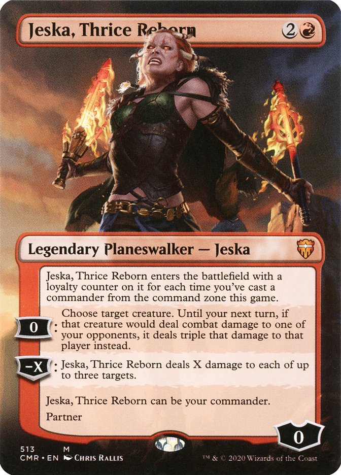Jeska, Thrice Reborn (Borderless) [Commander Legends] - The Mythic Store | 24h Order Processing