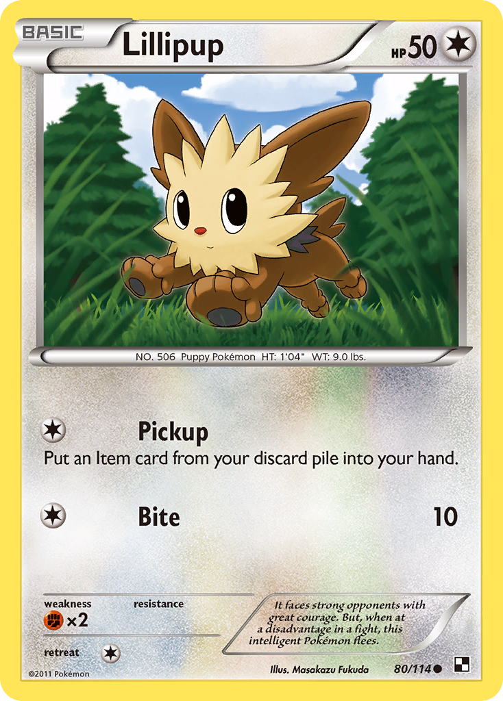 Lillipup (80/114) [Black & White: Base Set] - The Mythic Store | 24h Order Processing