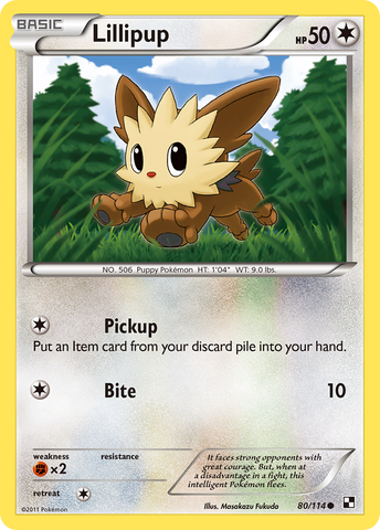 Lillipup (80/114) [Black & White: Base Set] - The Mythic Store | 24h Order Processing