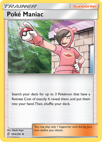 Poke Maniac (204/236) [Sun & Moon: Unified Minds] - The Mythic Store | 24h Order Processing