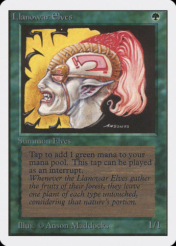 Llanowar Elves [Unlimited Edition] - The Mythic Store | 24h Order Processing