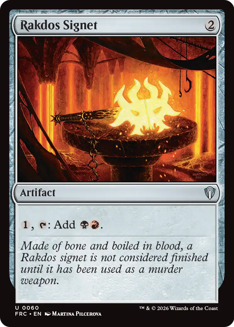 Rakdos Signet [Reality Fracture Commander] - The Mythic Store | 24h Order Processing