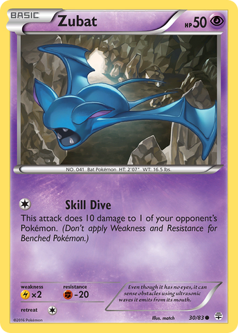 Zubat (30/83) [XY: Generations] - The Mythic Store | 24h Order Processing