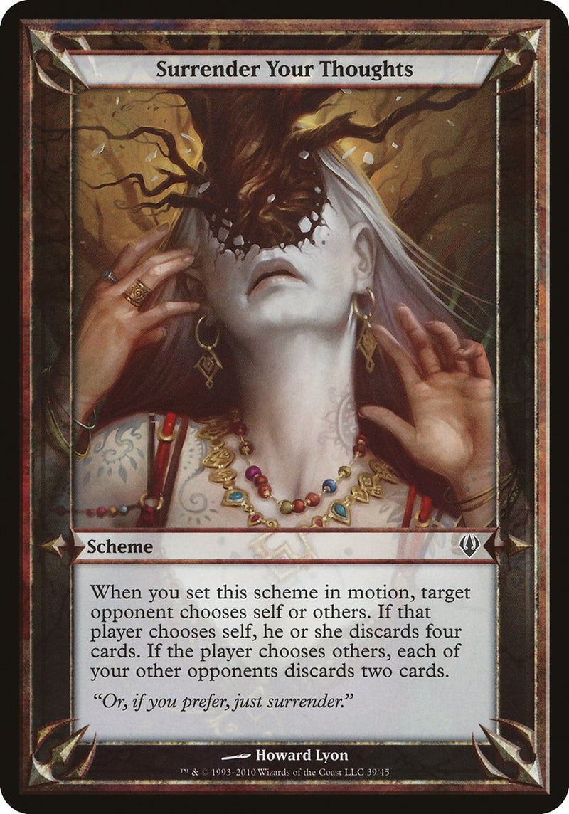 Surrender Your Thoughts (Schemes) [Archenemy Schemes] - The Mythic Store | 24h Order Processing