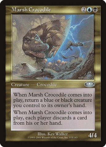Marsh Crocodile [Planeshift] - The Mythic Store | 24h Order Processing