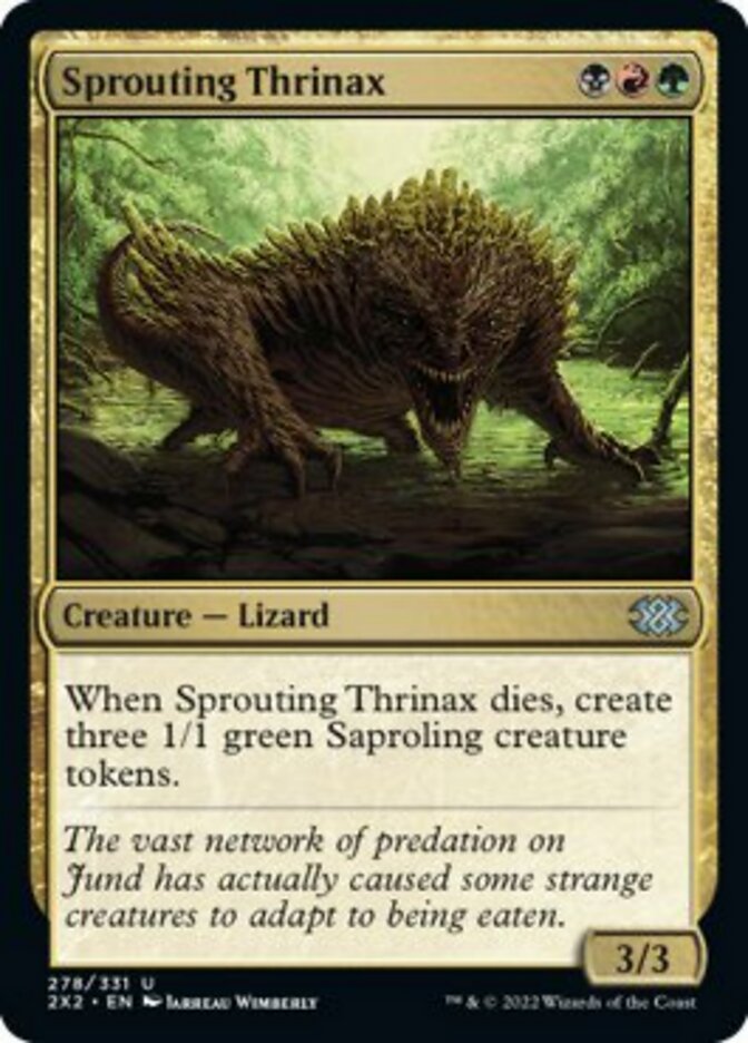 Sprouting Thrinax [Double Masters 2022] - The Mythic Store | 24h Order Processing