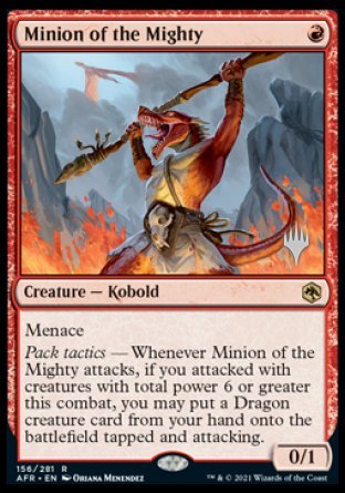 Minion of the Mighty (Promo Pack) [Dungeons & Dragons: Adventures in the Forgotten Realms Promos] - The Mythic Store | 24h Order Processing