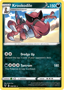Krookodile (109/185) [Sword & Shield: Vivid Voltage] - The Mythic Store | 24h Order Processing