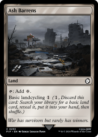 Ash Barrens [Fallout] - The Mythic Store | 24h Order Processing