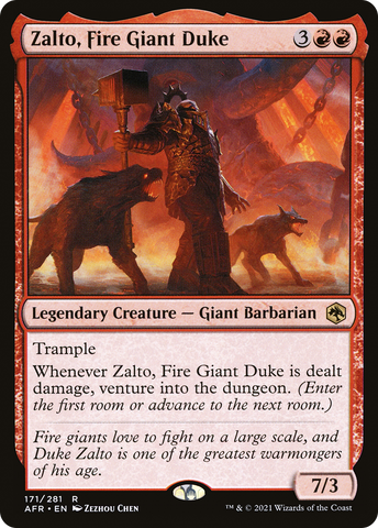 Zalto, Fire Giant Duke [Dungeons & Dragons: Adventures in the Forgotten Realms] - The Mythic Store | 24h Order Processing