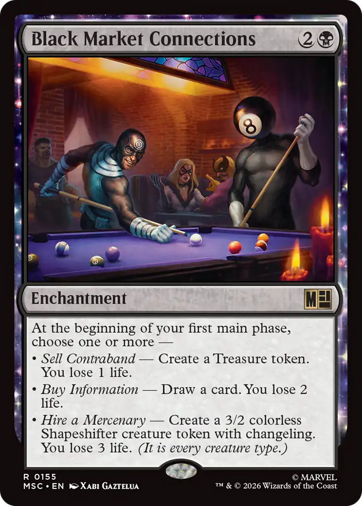 Black Market Connections (Surge Foil) [Marvel Super Heroes Commander] - The Mythic Store | 24h Order Processing