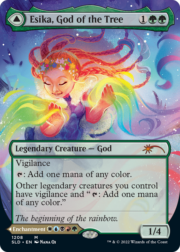 Esika, God of the Tree // The Prismatic Bridge (Display Commander) (Borderless) [Secret Lair: From Cute to Brute] - The Mythic Store | 24h Order Processing