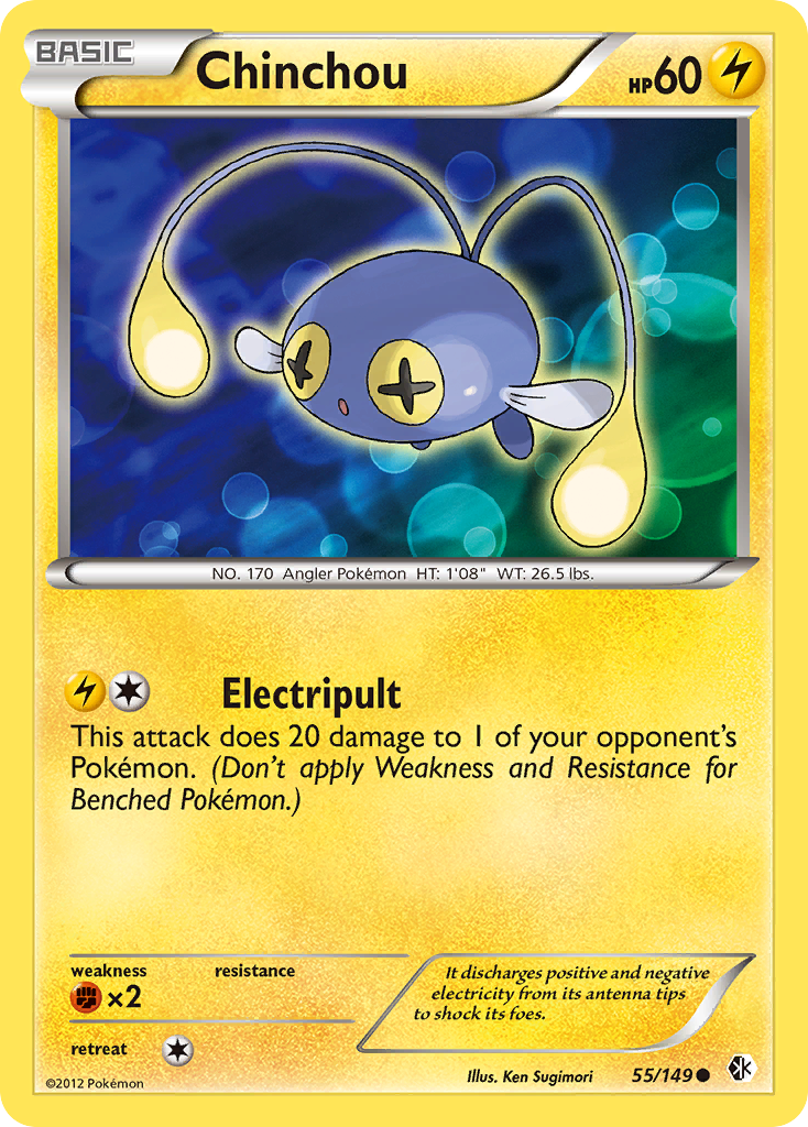 Chinchou (55/149) [Black & White: Boundaries Crossed] - The Mythic Store | 24h Order Processing