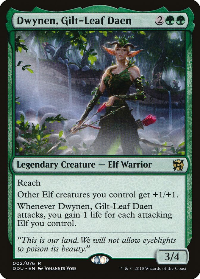 Dwynen, Gilt-Leaf Daen [Duel Decks: Elves vs. Inventors] - The Mythic Store | 24h Order Processing