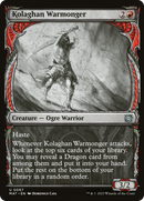 Kolaghan Warmonger (Showcase) [March of the Machine: The Aftermath] - The Mythic Store | 24h Order Processing