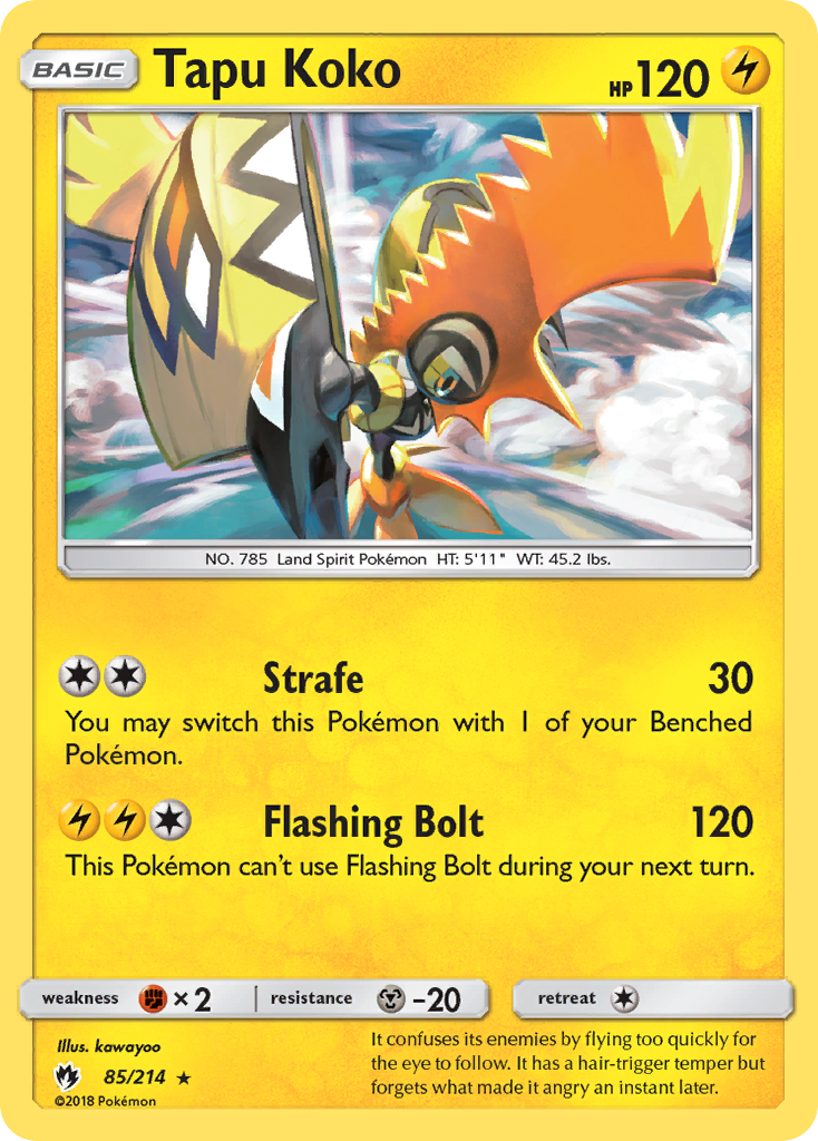 Tapu Koko (85/214) [Sun & Moon: Lost Thunder] - The Mythic Store | 24h Order Processing