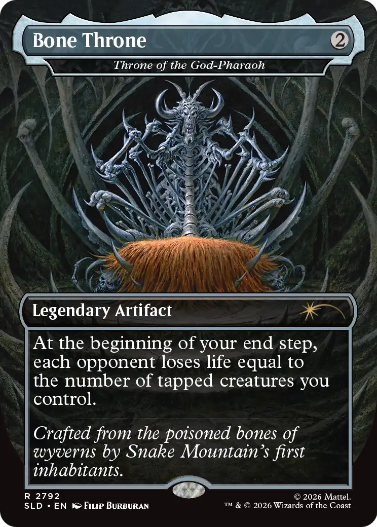 Bone Throne - Throne of the God-Pharaoh [Secret Lair Drop Series] - The Mythic Store | 24h Order Processing