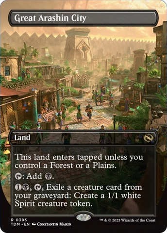 Great Arashin City (Borderless) [Tarkir: Dragonstorm] - The Mythic Store | 24h Order Processing