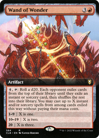 Wand of Wonder (Extended Art) [Commander Legends: Battle for Baldur's Gate] - The Mythic Store | 24h Order Processing