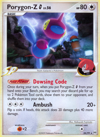 Porygon-Z G (26/99) [Platinum: Arceus] - The Mythic Store | 24h Order Processing