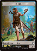 Hero (0002) // Wizard (0014) Double-Sided Token [FINAL FANTASY Tokens] - The Mythic Store | 24h Order Processing