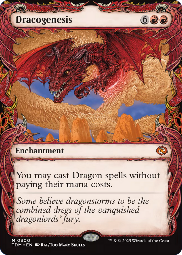 Dracogenesis (0300) (Showcase) [Tarkir: Dragonstorm] - The Mythic Store | 24h Order Processing